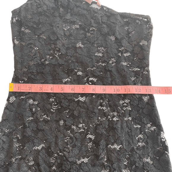 Victoria’s Secret One Shoulder Black Lace Slip Medium - Picture 5 of 6